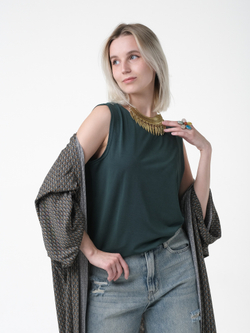 Топ-майка /изумруд