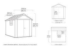 Садовый сарай Keter Oakland 759