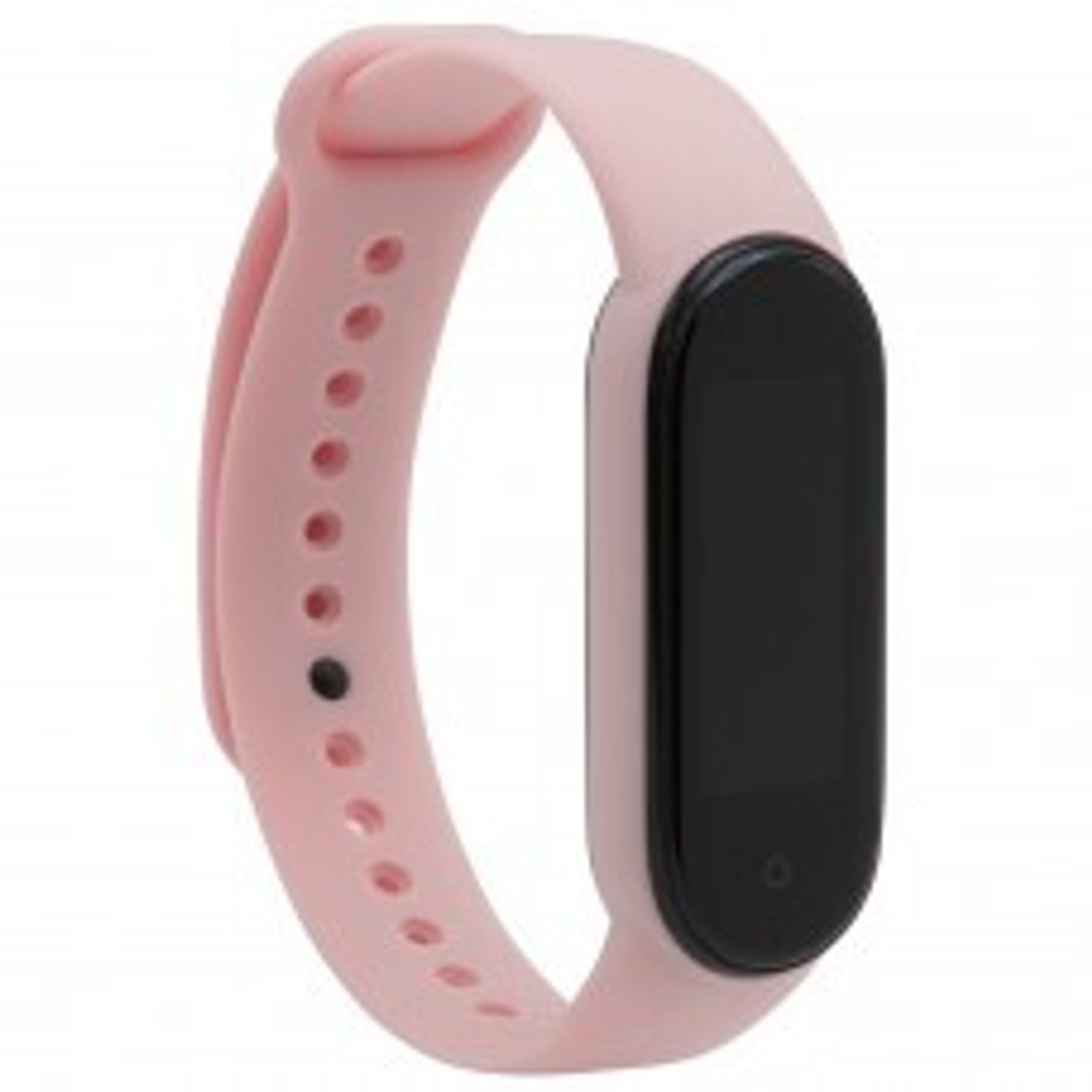 Сменный ремешок MI Band 5 silicone pink