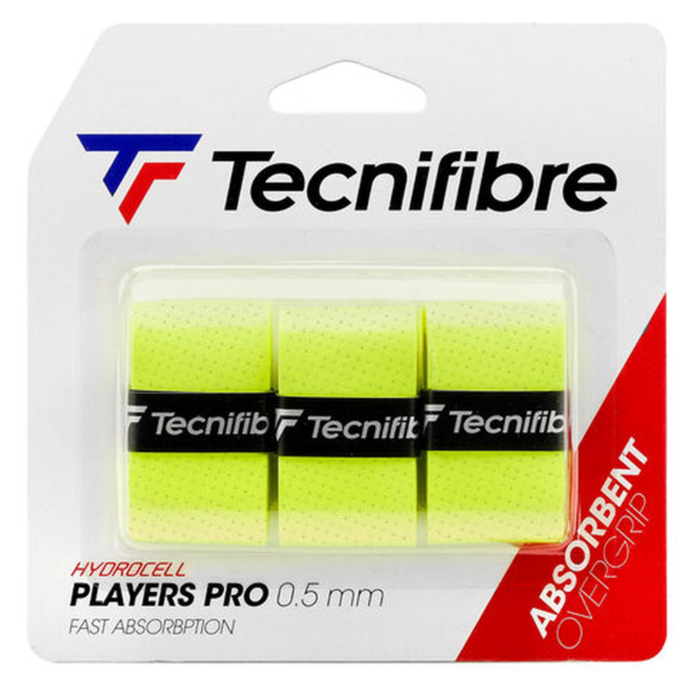 Теннисные намотки Tecnifibre Pro Player&#39;s 3P - neon