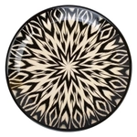 Ляган Риштанская Керамика 38 см. плоский, Атлас, цвет Микс