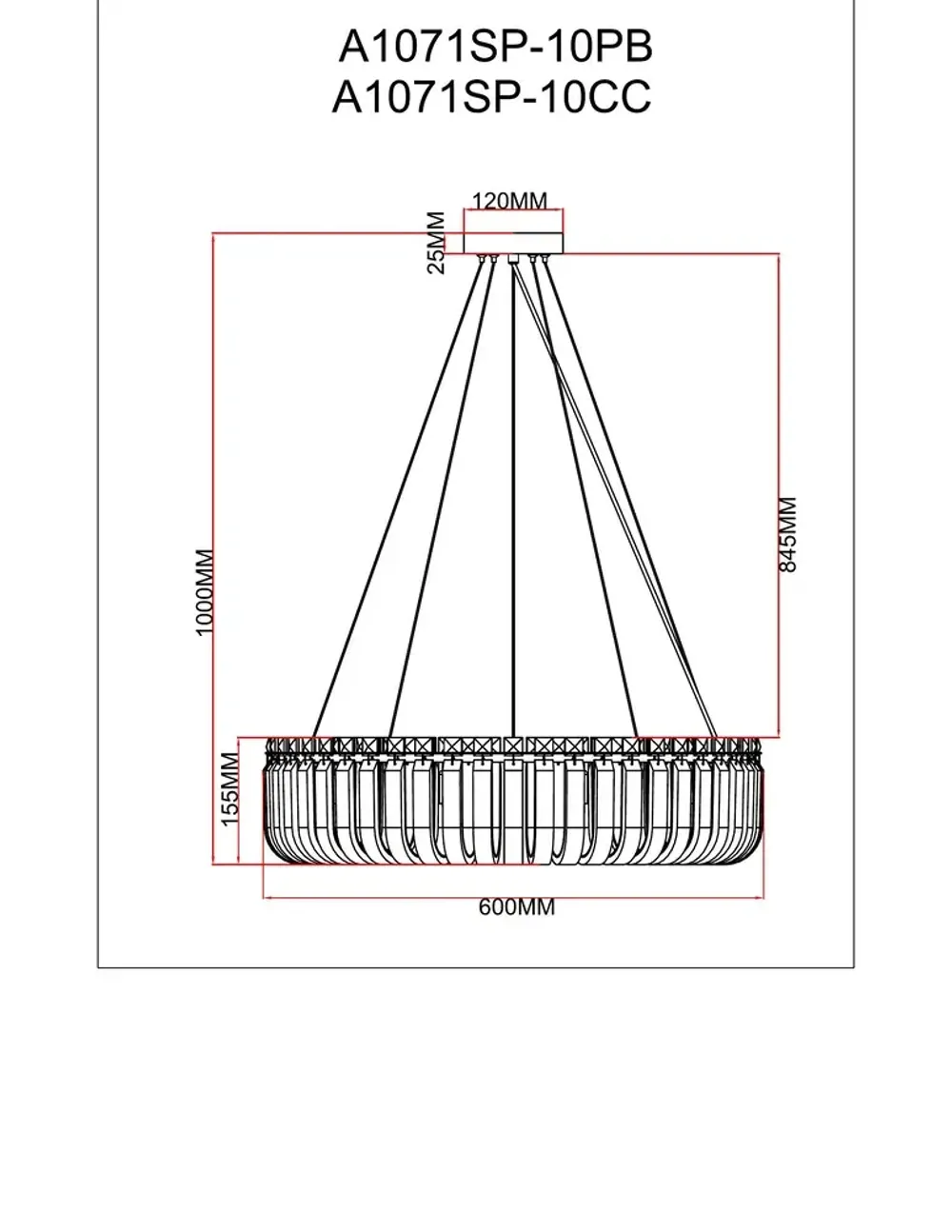 Подвесная люстра Arte Lamp