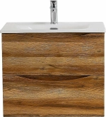 Тумба с раковиной BelBagno MARINO-CER-N-700-2C-SO-RR-P Rovere Rustico