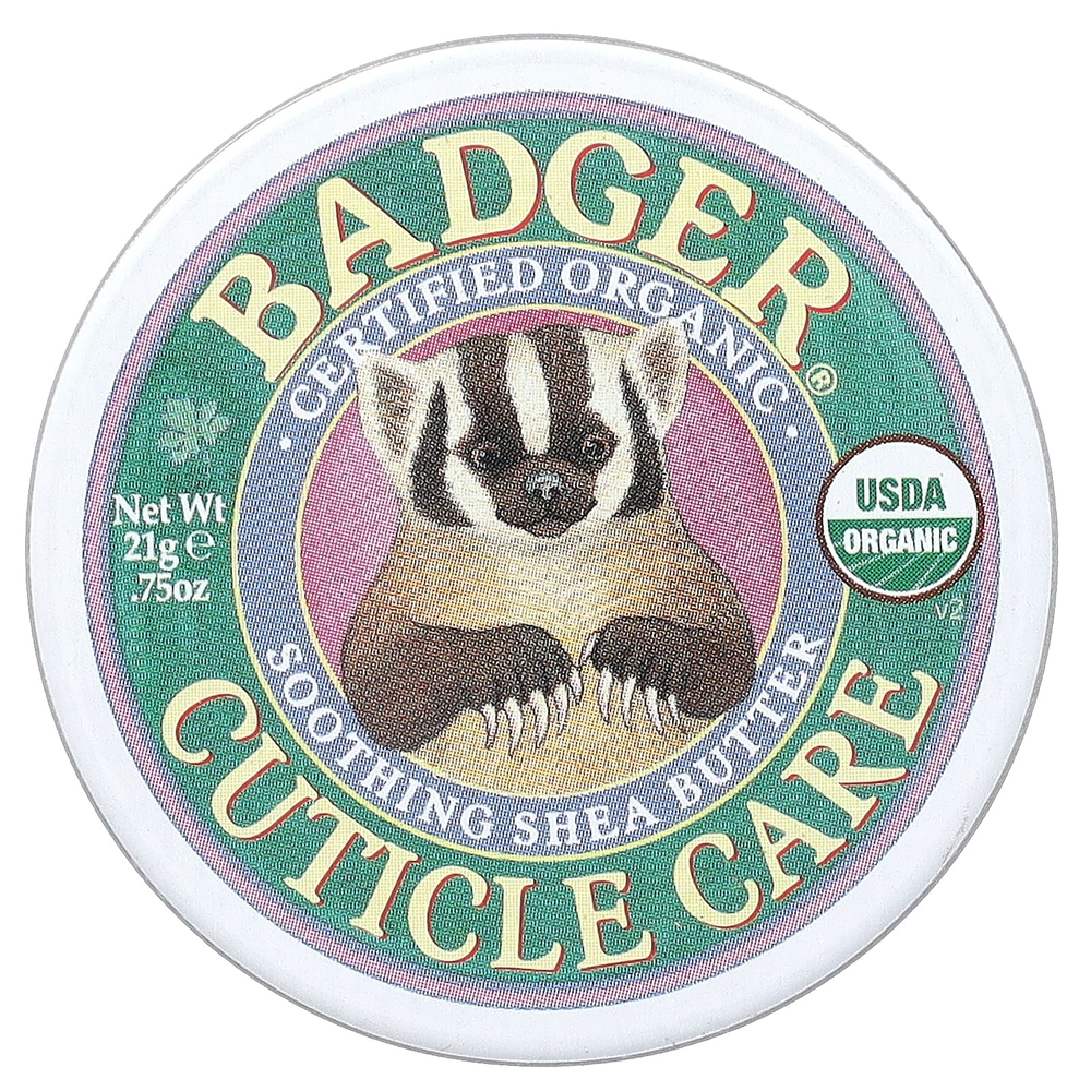 Badger, масло ши для ухода за кутикулой, 21 г (0,75 унции)