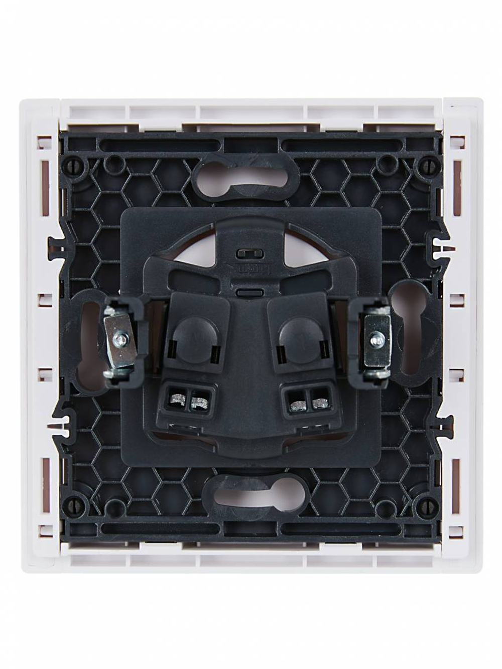 FORTE&PIANO Розетка 1-местная без заземления с защитными шторками винтовое крепление 10А FP217 белый IEK