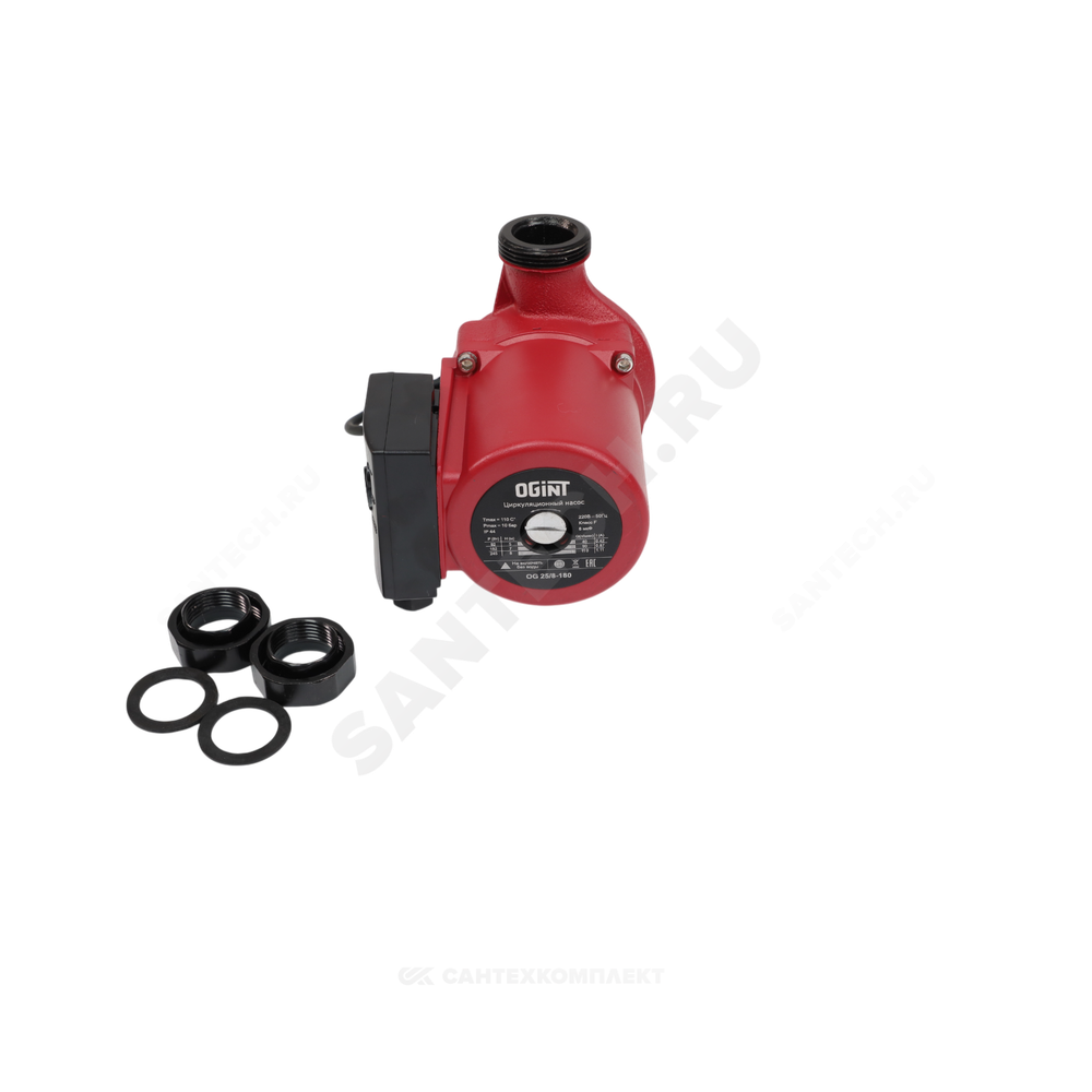 Насос циркуляционный с мокрым ротором OG 25/8-180 PN10 1х220В/50 Гц Ogint