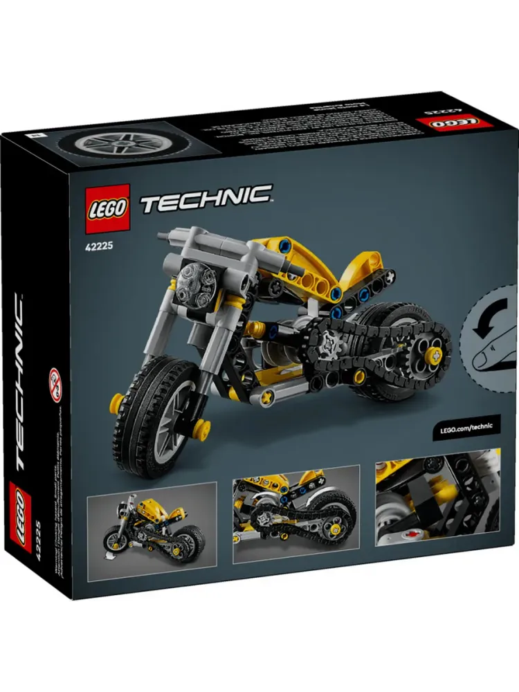 Конструктор Technic 42225 Желтый мотоцикл