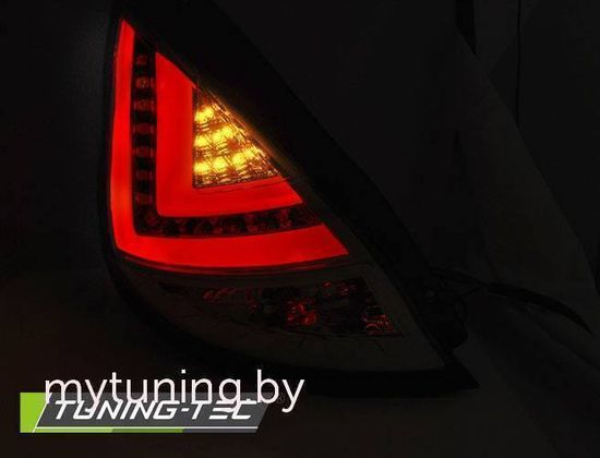 Задние фонари для Ford Fiesta VII 5D (12-15) LED Red Crystal