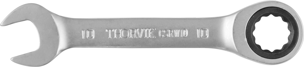 CSRW10 Ключ гаечный комбинированный трещоточный короткий, 10 мм