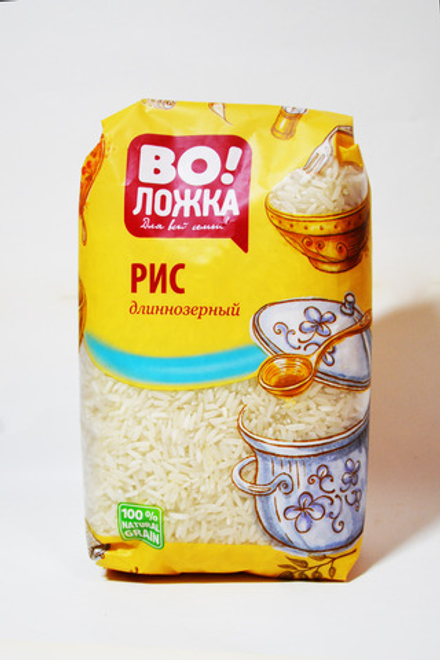 Рис длиннозерный обработанный паром 800г