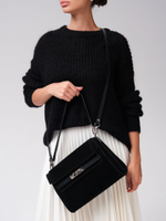 Замшевая сумка Rachel DBR 31361 черный