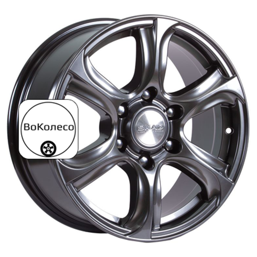 7,5x17/6x139,7 ET30 D67,1 Скала (КЛ104) Графит СКАД