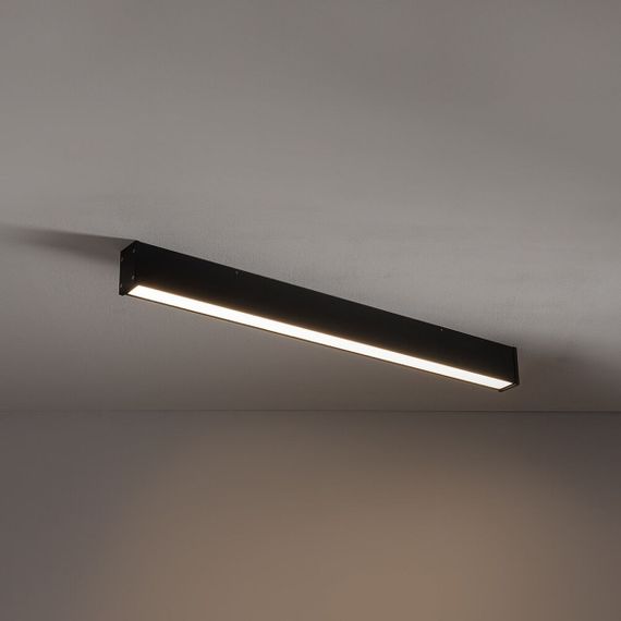 Уличный настенно-потолочный светильник Nowodvorski Outline Led M Black 11361