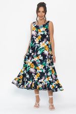 Сарафан Нимфа (синий/цветы) П13959-10М LT Collection