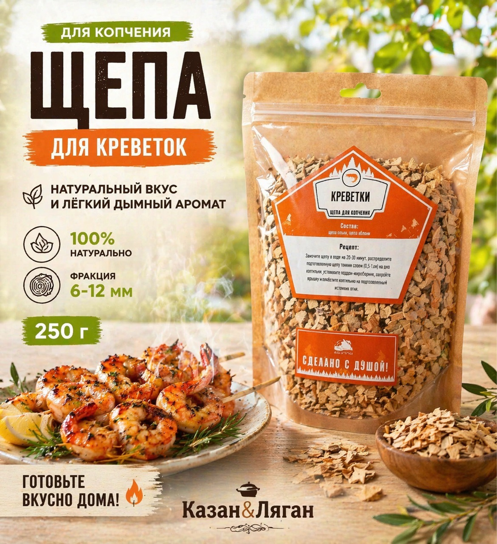Щепа для копчения в ассортименте «Дед Алтай»