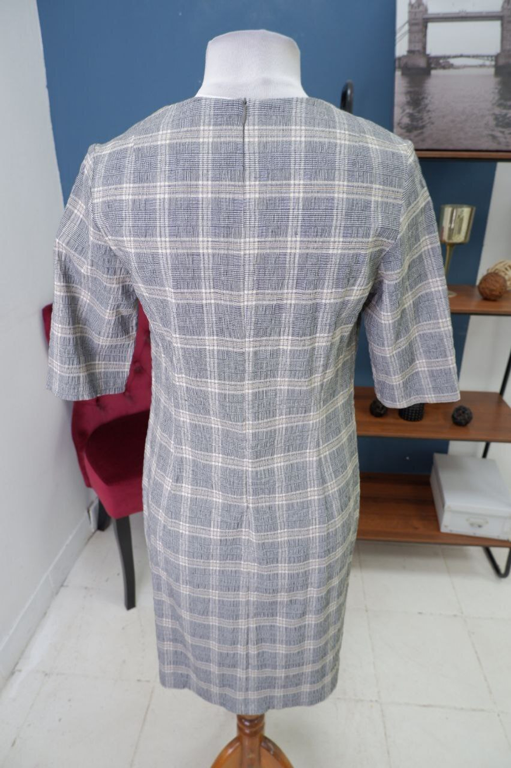 Платье Akimbo в клетку 48 размер