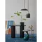 Светильник подвесной sustainable collection, D22х39 см, черный/белый