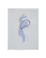 Inca Печать бумаге в сине-белых тонах 42 x 56 см