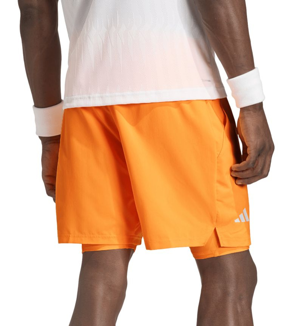 Теннисные шорты Adidas Club 2in1 - pure orange