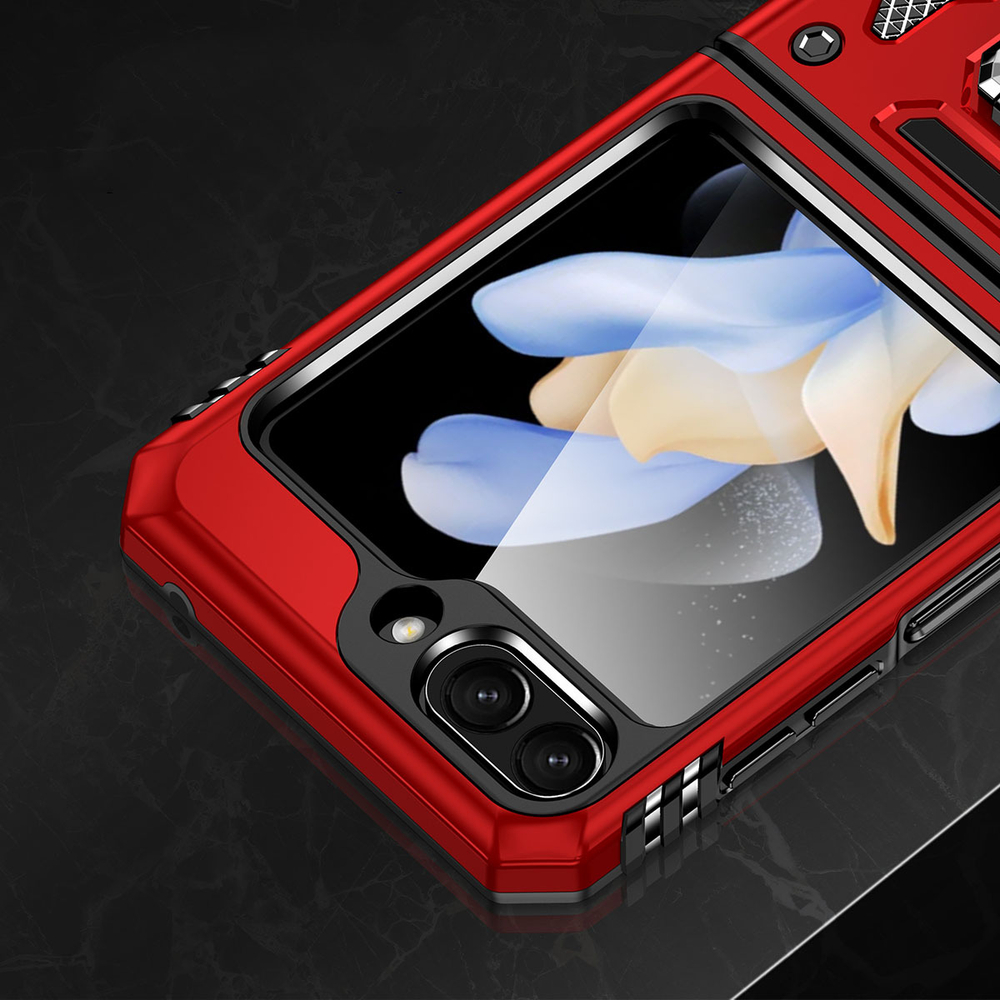 Чехол Safe Case с кольцом и защитой камеры для Samsung Galaxy Z Flip 6