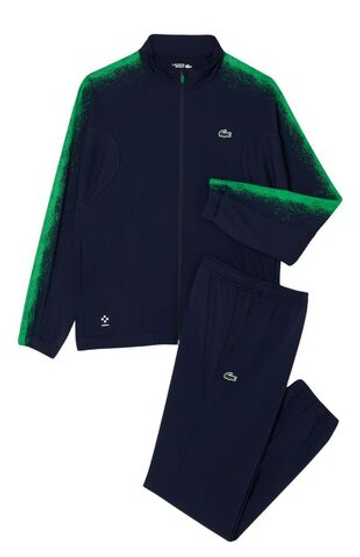 Мужской теннисный костюм Lacoste Tennis x Daniil Medvedev - небесный