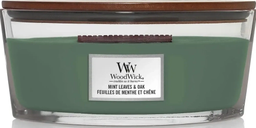 WOODWICK ELLIPSE MINT LEAVES & OAK CANDLE 453 GR
