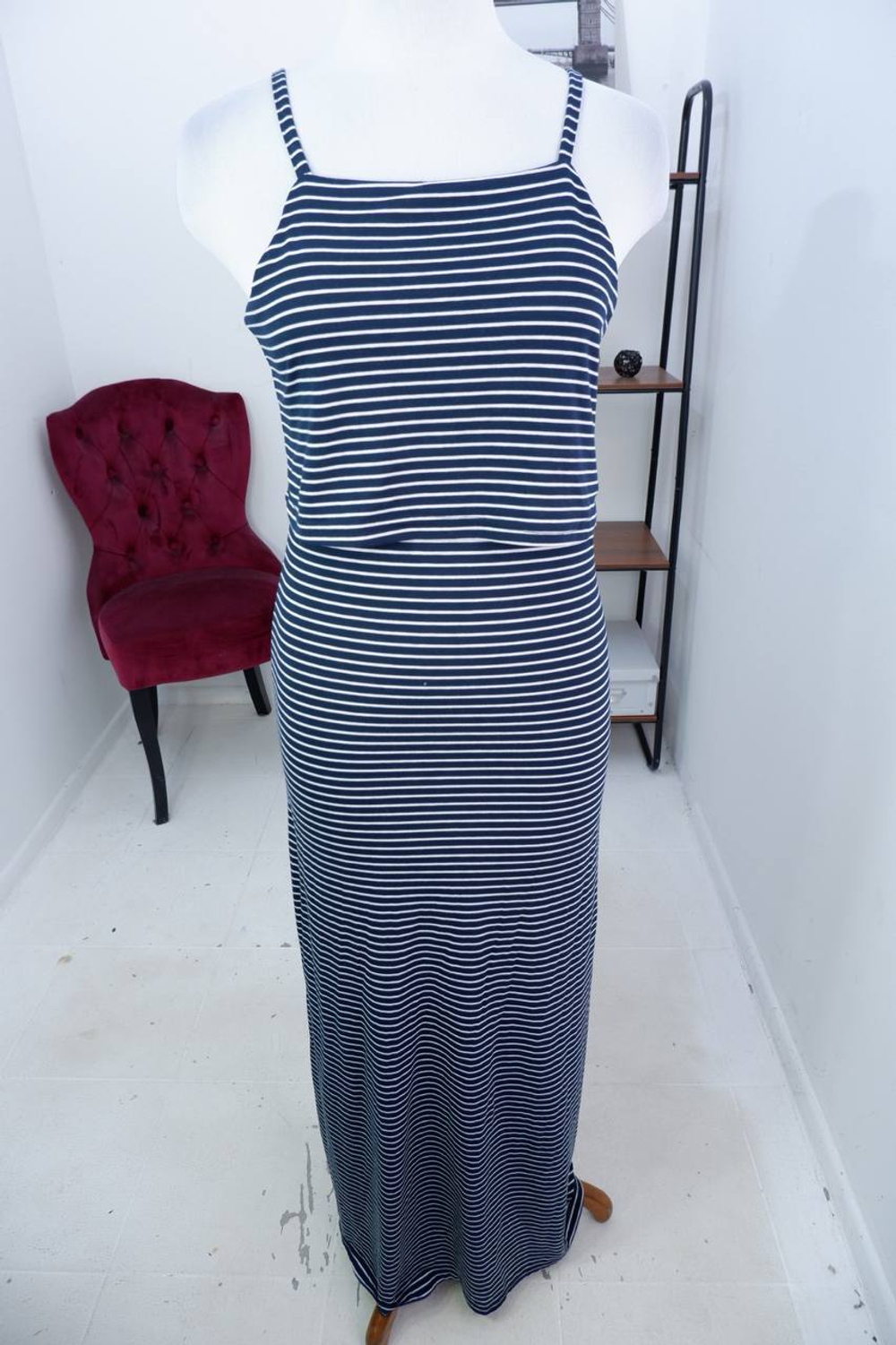 Сарафан Tom Tailor в морском стиле, маркировка М, визуально на 46 размер