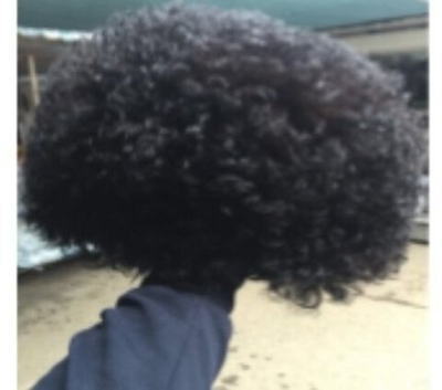 Папаха горская лохматая черная