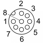 NEDU-L1R2-V9-M12G8-E-LE5-5R1-LE3-5R2 Двойной кабель