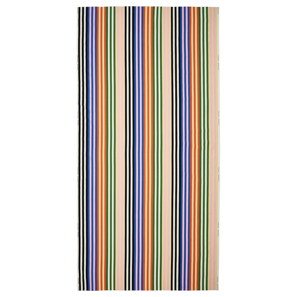 IKEA TAGGKÖRVEL  (ИКЕА ТАГГКÖРВЕЛ)  -  Ткань с отделкой, разноцветная, 150x300 см