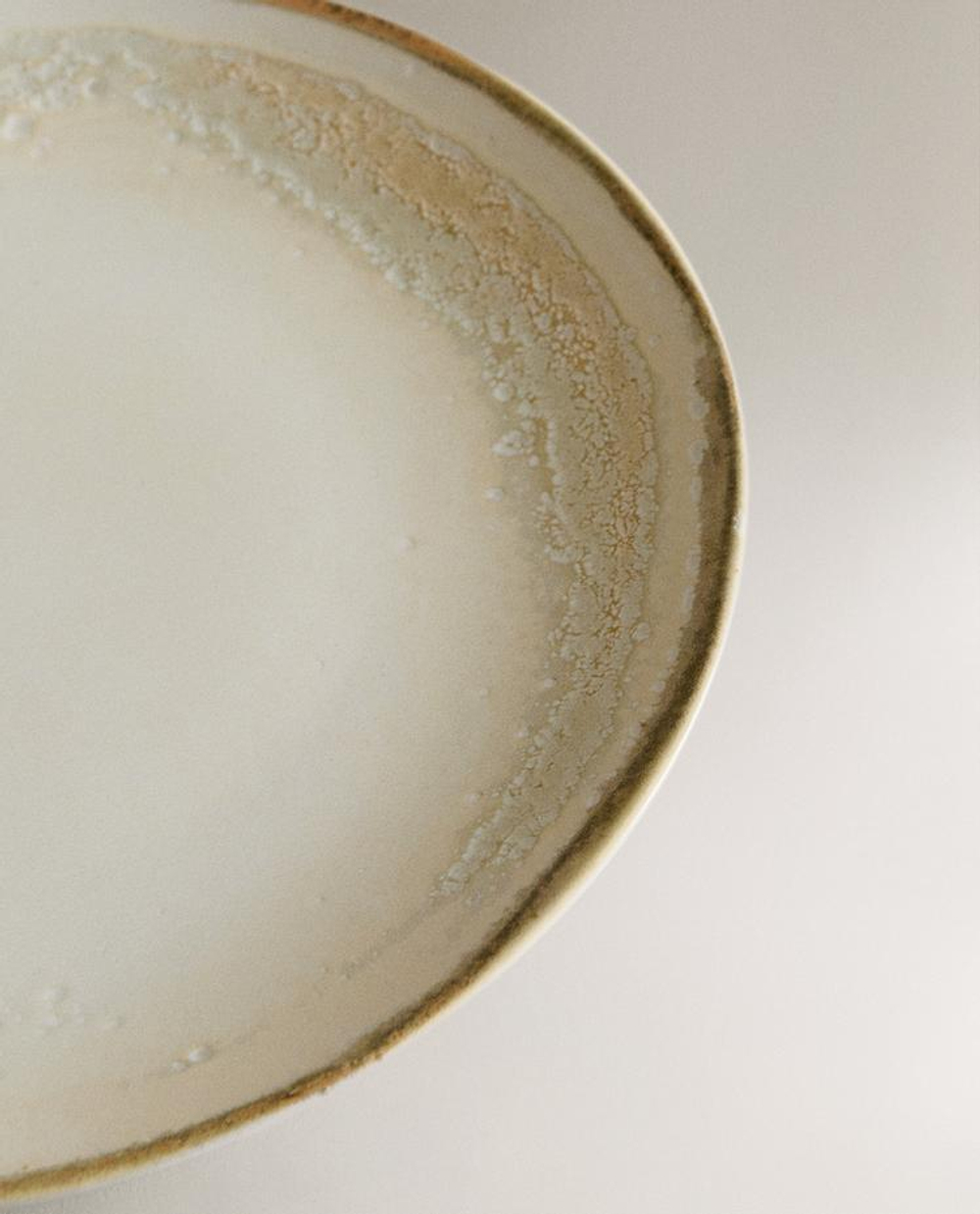 ZARA HOME ТАРЕЛКА ИЗ КЕРАМИКИ, ЭКРЮ