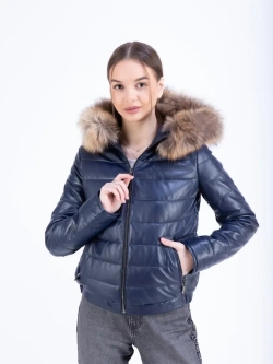 Куртка женская из натуральной  кожи