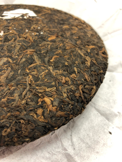 0641к Чай прессованный черный Пуэр Шу "Цзинлун, Пуэр Ча" ци цзы бин, 357 гр