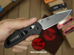 Нож Benchmade 556 Griptilian Mini - черный нейлон, клинок стоунвош RK/Н37