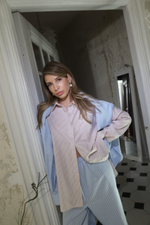 Рубаха Oversize Stripe Red