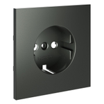 Накладка для розетки с заземлением, S70 (титан)