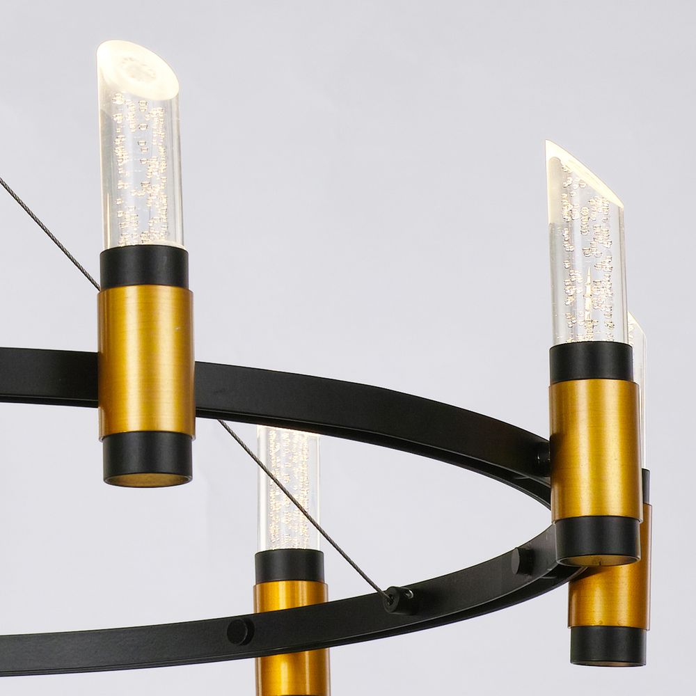 Люстра MD18001040-9A gold/black