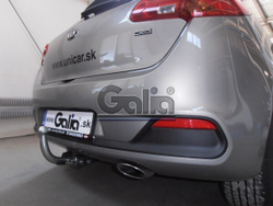 Фаркоп оцинкованный Galia H086C для Hyundai i30 хетчбек 2012-, Kia Ceed хетчбек 2012-(паспорт и сертификат в комплекте)(без электрики)