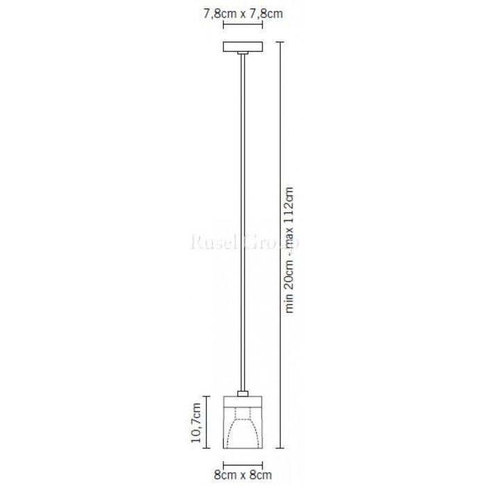 Подвесной светильник Fabbian Cubetto Crystal Glass D28 A01 00