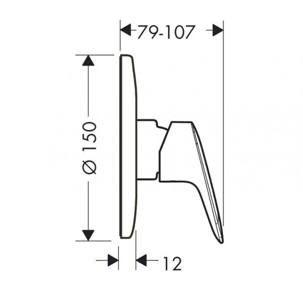 Смеситель для душа Hansgrohe Logis 71606000