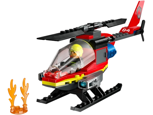 Конструктор LEGO City 60411 Пожарно-спасательный вертолёт