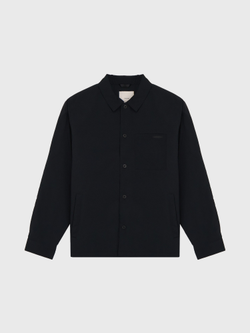 Утепленная куртка Calvin Klein Crinkle Nylon Shirt Jacket Black Beauty