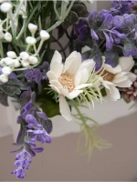 Панно на стену для интерьера "Окно с цветами"