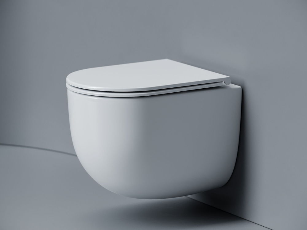 Унитаз подвесной Ceramicanova Voga торнадо 3.0 сиденье микролифт белый CN4012T