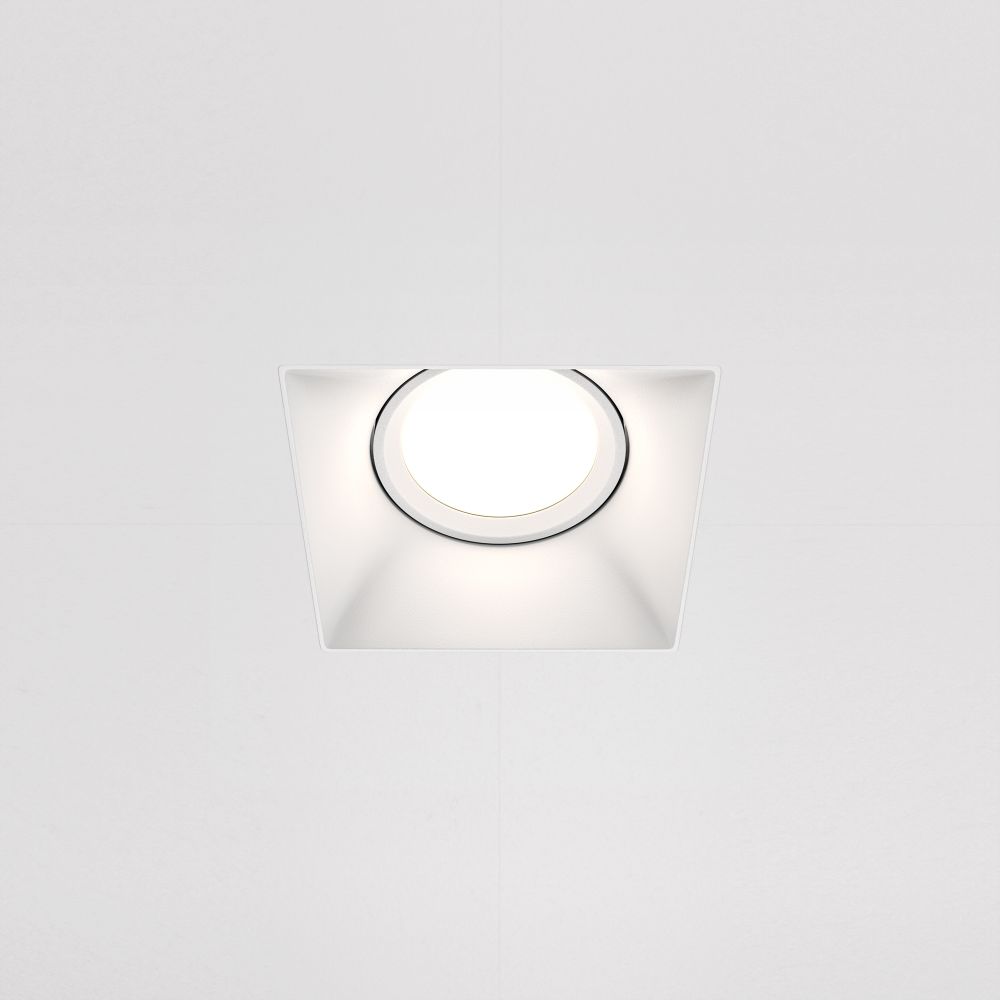 Светильник встраиваемый Maytoni Dot DL042-01-SQ-W
