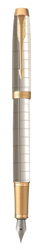 Перьевая ручка Parker IM Premium F318  Pearl GT,перо: F, цвет чернил: blue, в подарочной упаковке.