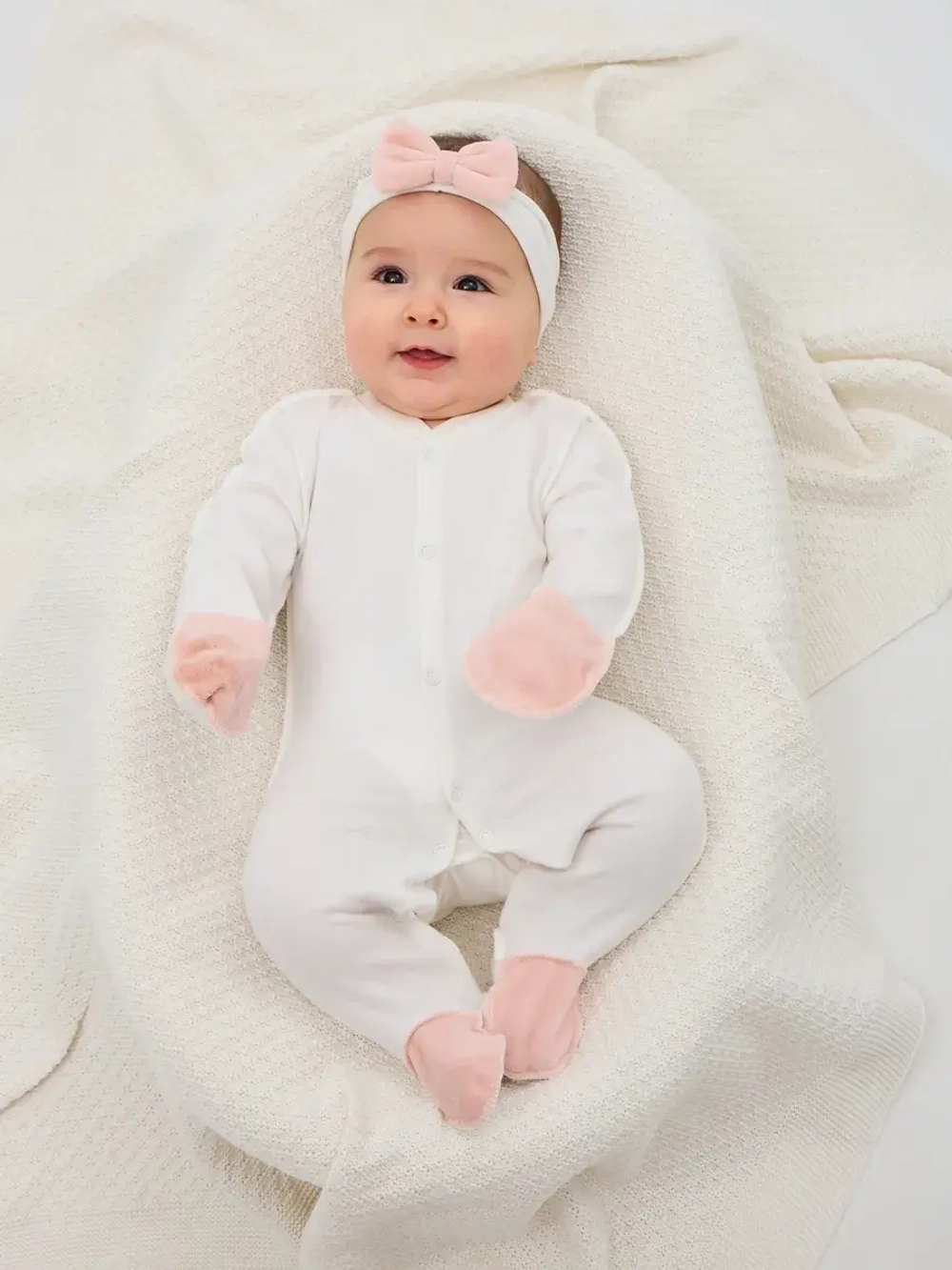 Конверт на выписку с переноской новорождённому зимний