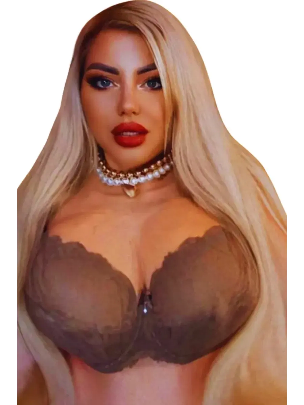 Франзуская модель бюстгальтера большие размеры FGi ажурный