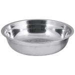 Миска Bowl-27, объем 2,8 л, с расширенными краями, из нерж стали, зеркальная полировка, ди (упаковка