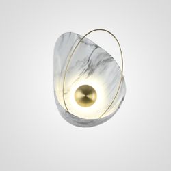 Настенный Светильник Clam Белый Мрамор By Imperiumloft